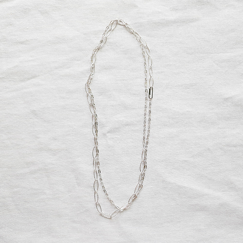 Chain Long Necklace - Silver925