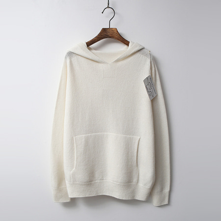 Whole Cashmere Wool Hooded Sweater