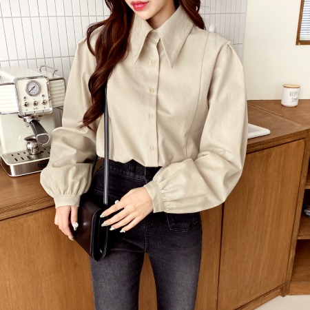 Gimo Lovely Puff Blouse