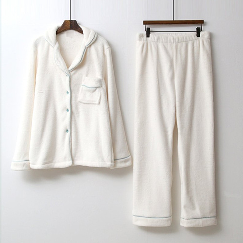 Soft Home Yolo Pajama Set - 극세사,커플룩